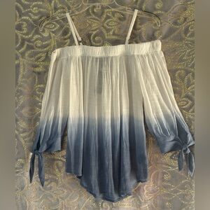 Boutique Flowy Ombré Summer Top NWT Size S